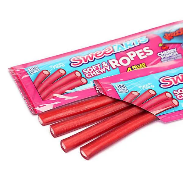 SweeTarts Ropes Candy Packs - Cherry Punch: 24-Piece Box - Image 2