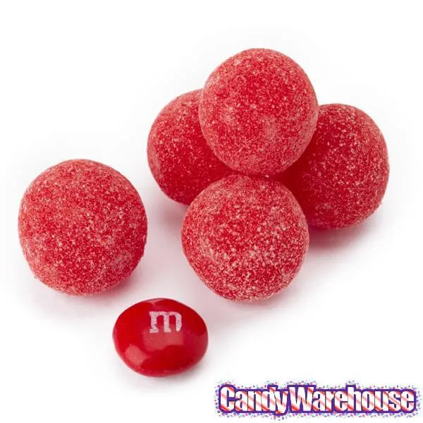 Sour Spanks Chewy Candy Balls - Cherry: 5LB Bag - Image 2