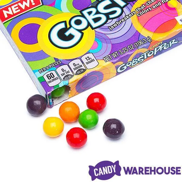 Chewy Gobstopper Candy 3.75-Ounce Packs: 12-Piece Box - Image 2
