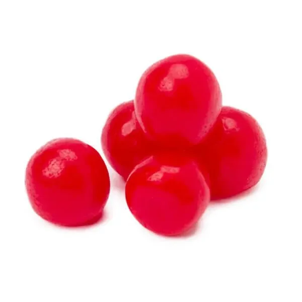 Chewy Sour Balls - Cherry Peg Bag: 8-Piece Case - Image 2