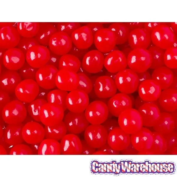 Chewy Sour Balls - Cherry Peg Bag: 8-Piece Case - Image 4