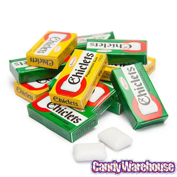 Chiclets Chewing Gum Snack Packs: 200-Piece Box - Image 2