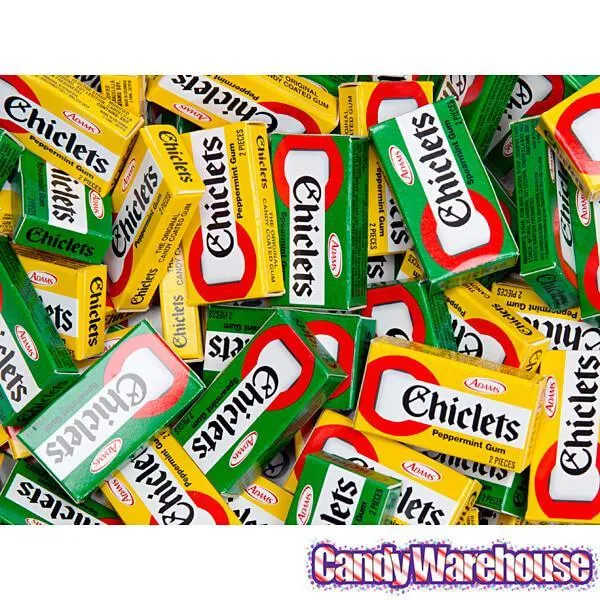 Chiclets Chewing Gum Snack Packs: 200-Piece Box - Image 3