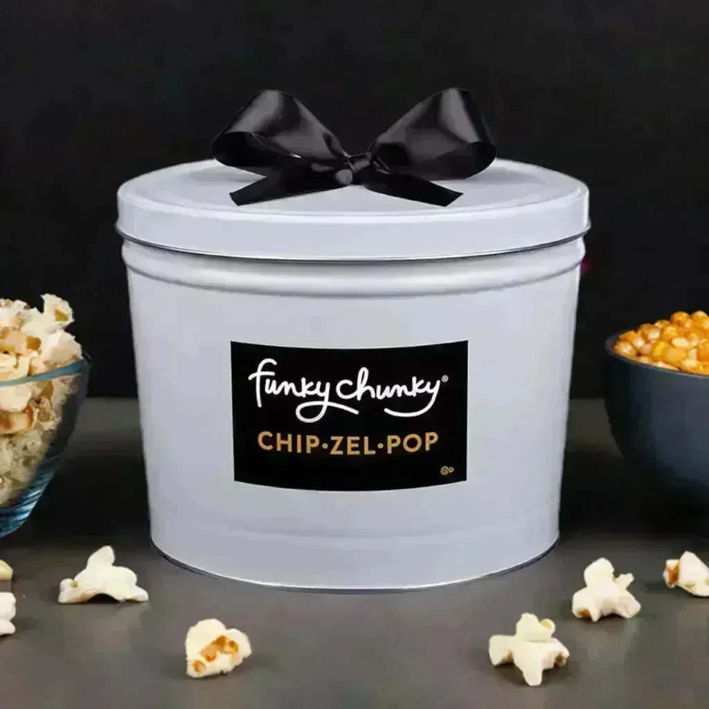 Funky Chunky Chip Zel Pop: 5LB Gift Tin - Image 2
