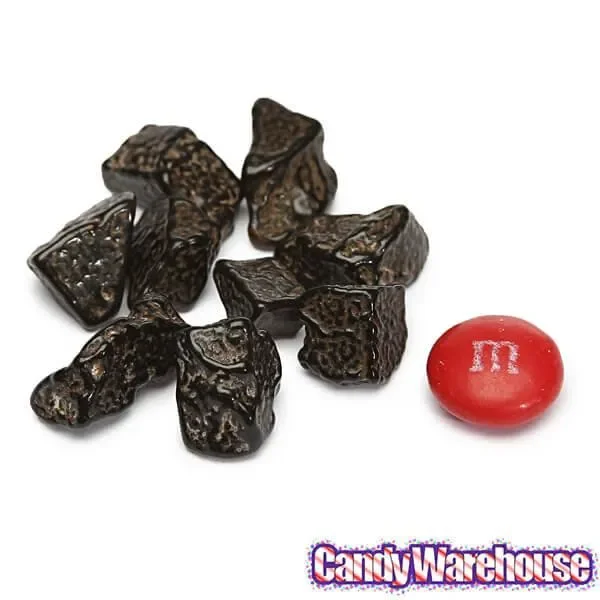 Choco Rocks Black Coal Chocolate Candy: 5LB Bag - Image 2
