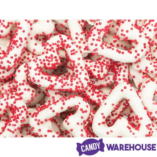 Chocolate Frosted Valentine Mini Pretzel Hearts: 5LB Bag - Image 5