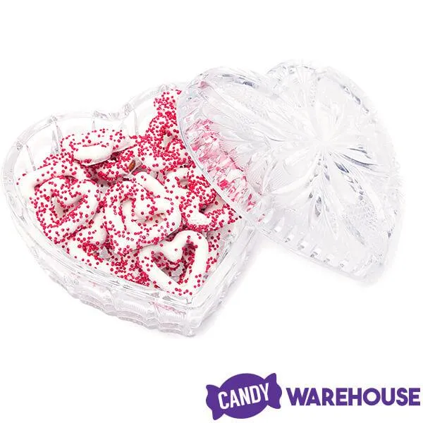 Chocolate Frosted Valentine Mini Pretzel Hearts: 5LB Bag - Image 6