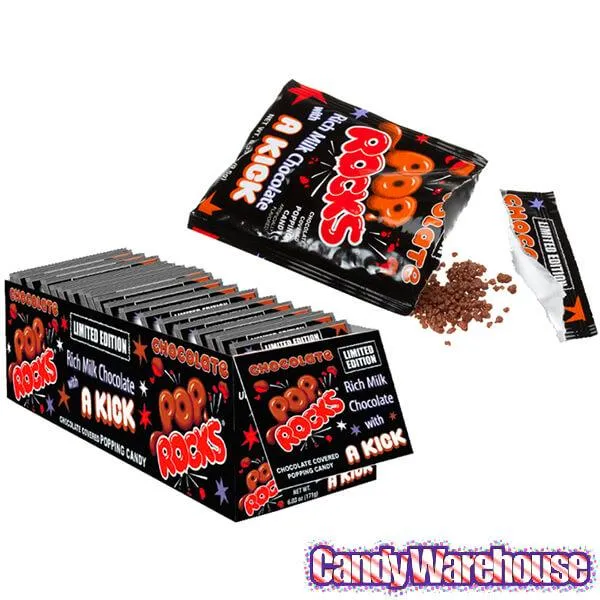 Pop Rocks Candy Packs - Chocolate: 24-Piece Box - Image 2