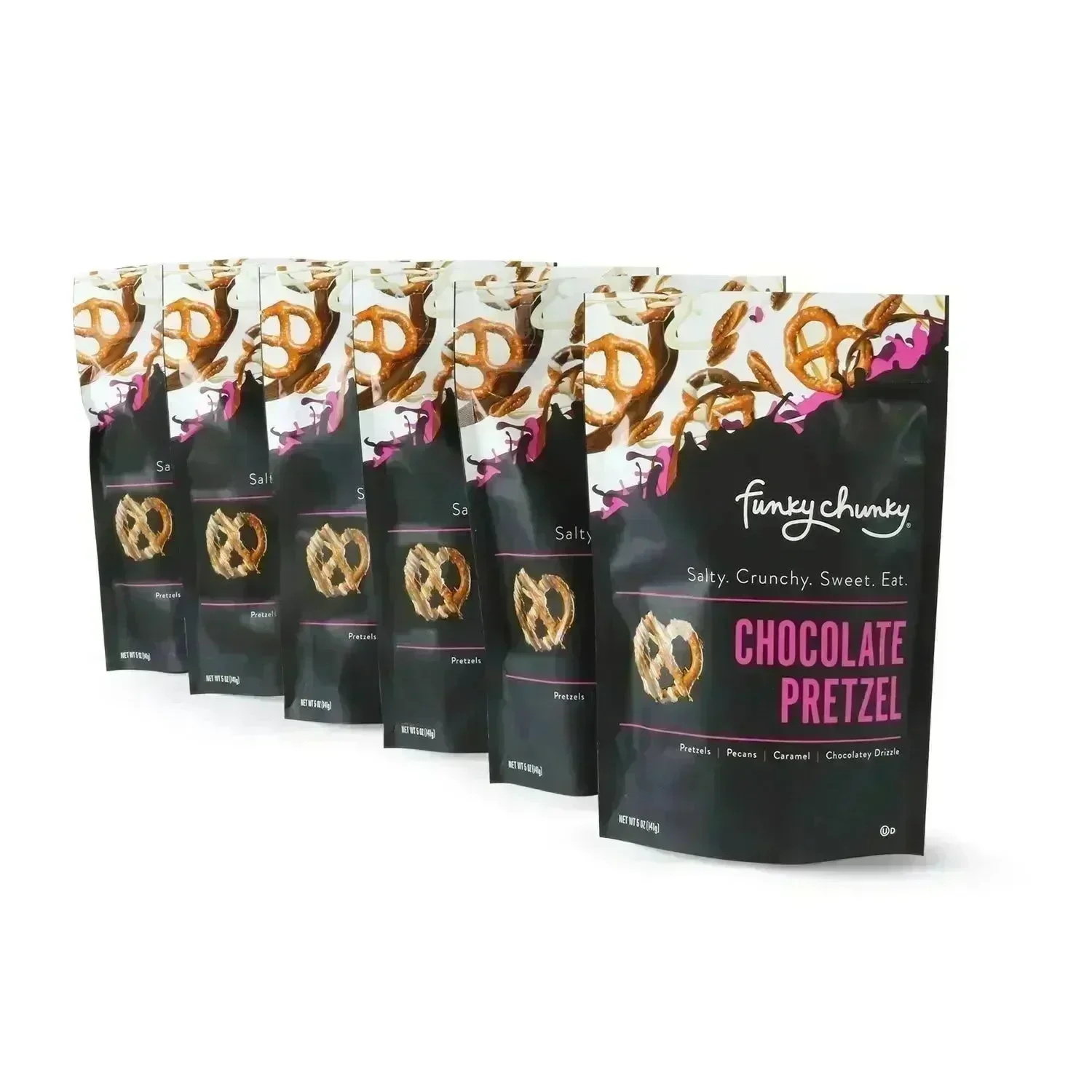 Funky Chunky Chocolate Pretzel: 5-Ounce Large Bag - Image 2