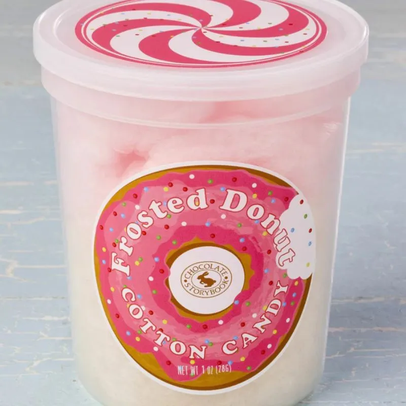 Chocolate Storybook Cotton Candy - Frosted Donut: 12-Piece Box - Image 3