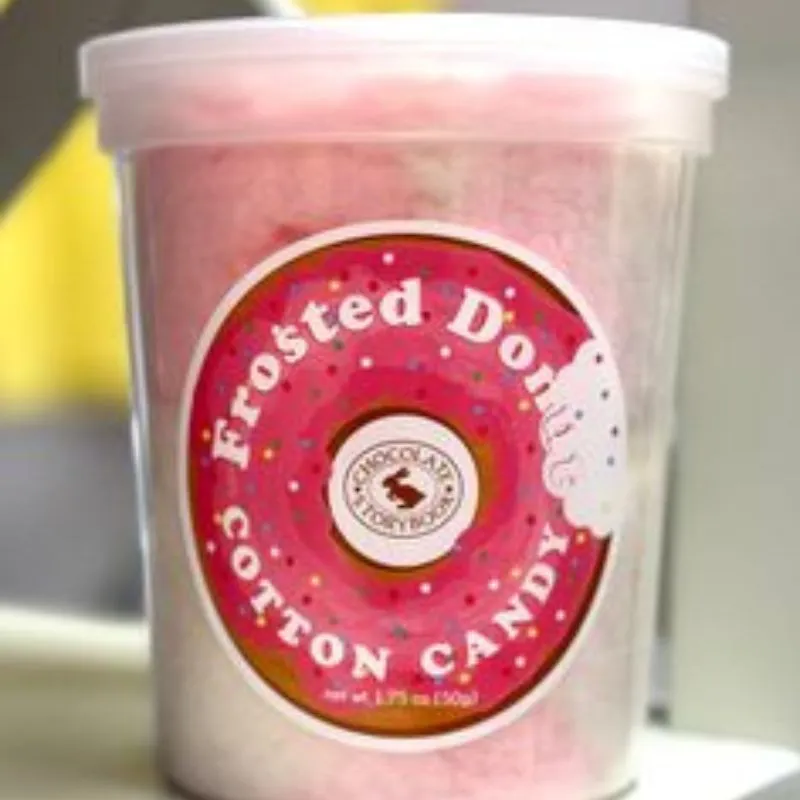 Chocolate Storybook Cotton Candy - Frosted Donut: 12-Piece Box - Image 4