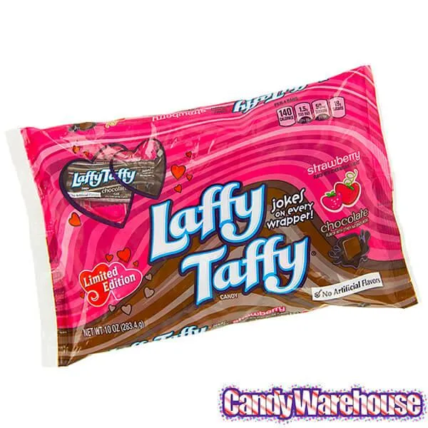 Laffy Taffy Candy - Chocolate and Strawberry Mix: 25-Piece Bag - Image 2