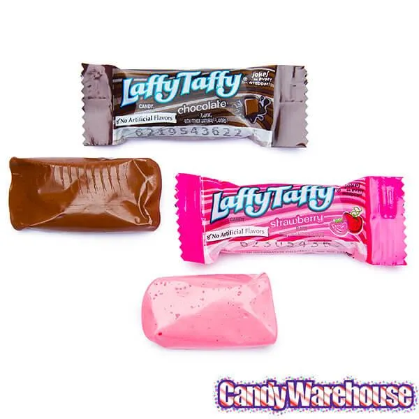 Laffy Taffy Candy - Chocolate and Strawberry Mix: 25-Piece Bag - Image 4