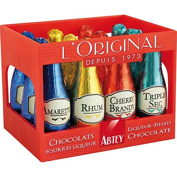 Abtey Chocolate Original Liquor Bottles: 12-Piece Crate - Image 3