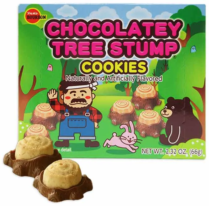 Chocolatey Tree Stump Cookies: 10-Piece Case