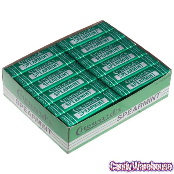 Choward's Spearmint Squares Candy Packs: 24-Piece Box - Image 2