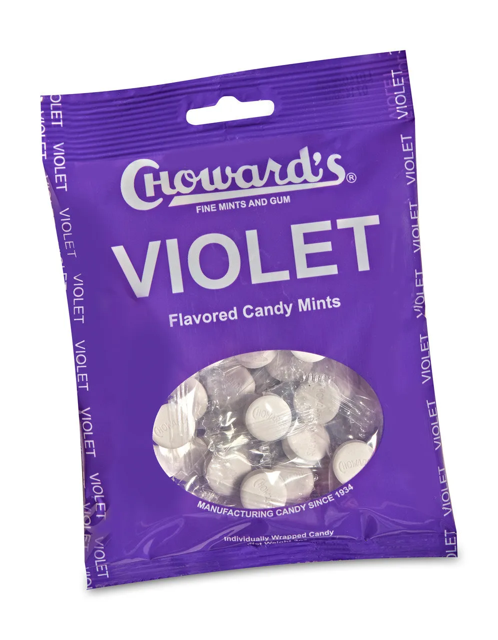 Choward's Violet Mint Peg Bag: 12-Piece Case