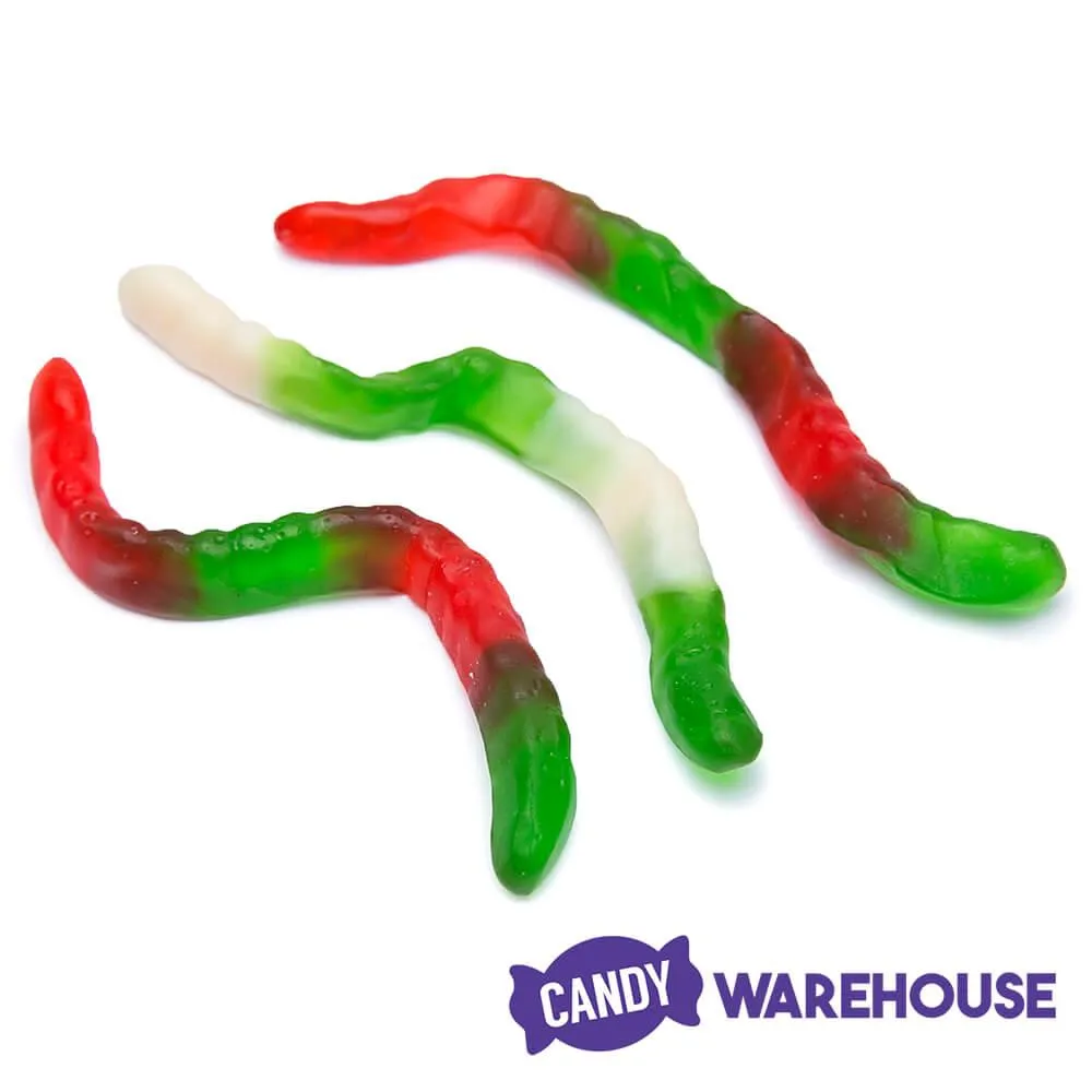 Christmas Gummy Worms Candy: 5LB Bag - Image 2