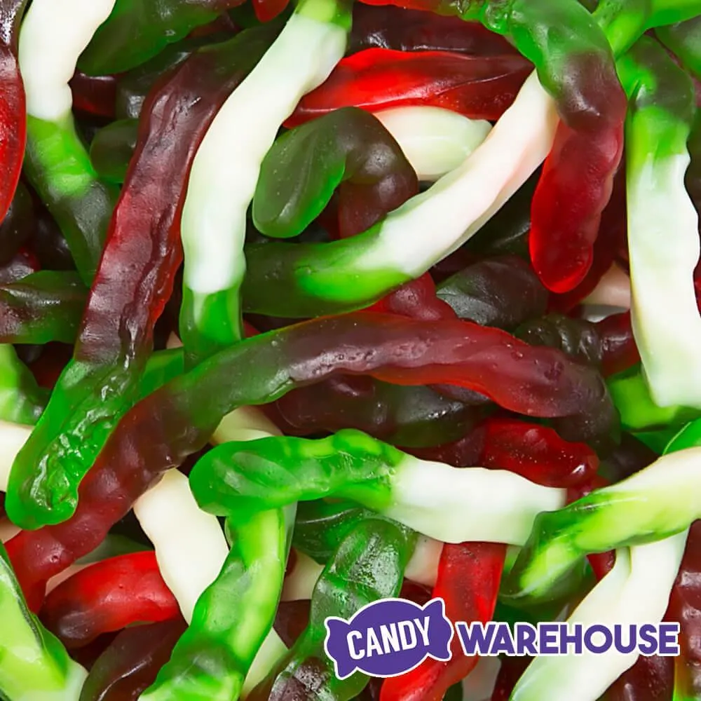 Christmas Gummy Worms Candy: 5LB Bag - Image 3