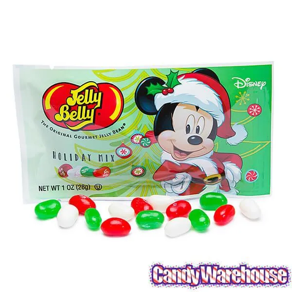 Christmas Jelly Belly Disney Mickey and Minnie Jelly Beans 1-Ounce Packs: 24-Piece Display - Image 5