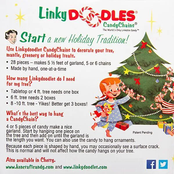 Linky Doodles Candy Chains - Christmas: 28-Piece Box - Image 2