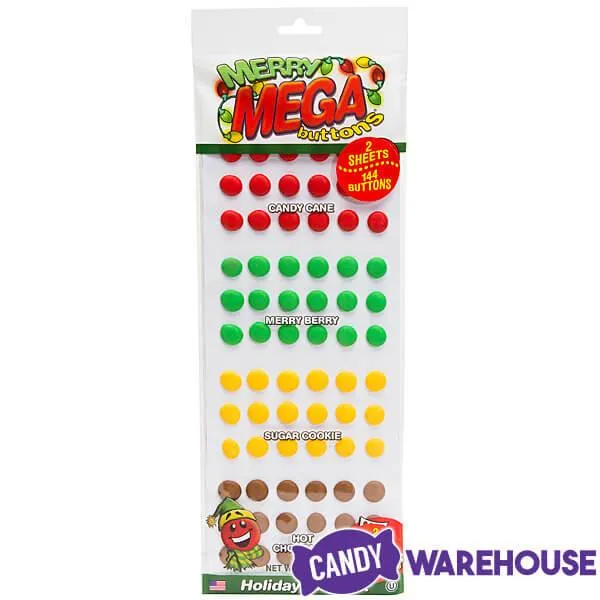 Christmas Mega Candy Buttons Sheets: 2-Piece Pack - Image 2