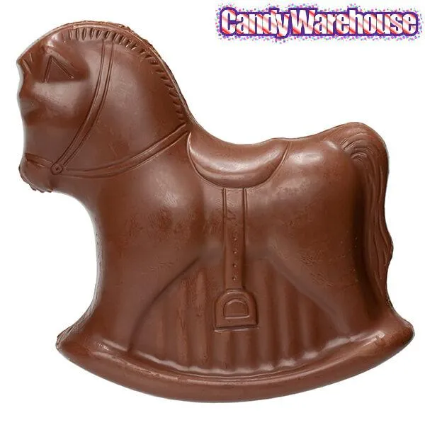 Foiled Milk Chocolate Rocking Horse - Image 2