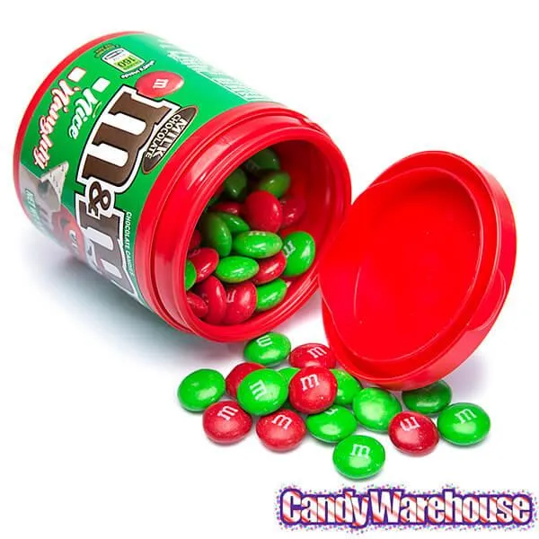 Christmas M&M's Candy Filled Bottles: 6-Piece Display - Image 3