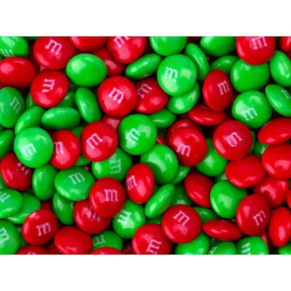 Christmas M&M's Candy - Plain: 3LB Jar - Image 2