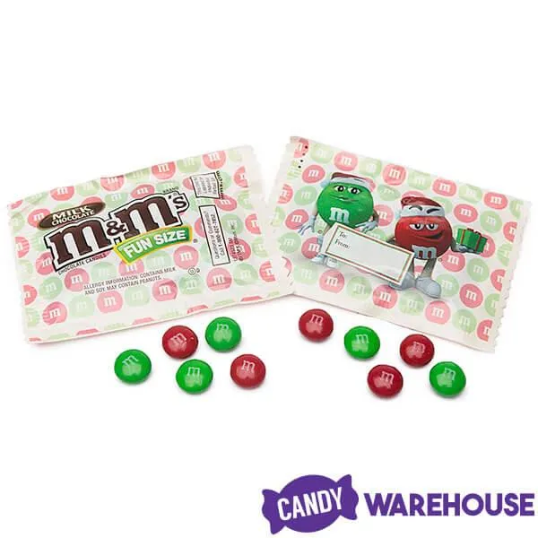 Christmas M&M's Candy Fun Size Packs: 20-Piece Bag - Image 3