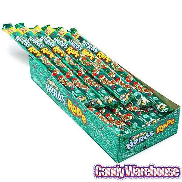 Christmas Nerds Rope Candy Packs: 24-Piece Box - Image 3