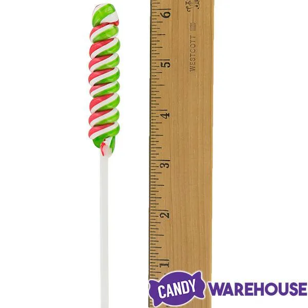Tesla's Tiny Twist Pops - Christmas Peppermint: 48-Piece Jar - Image 4