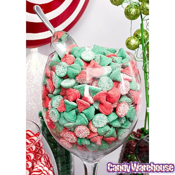 Guittard Christmas Red & Green Chocolate Nonpareils: 5LB Bag - Image 2