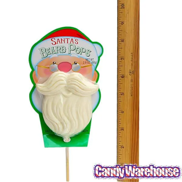Bee International Christmas Santa Beard Pops: 12-Piece Display - Image 2