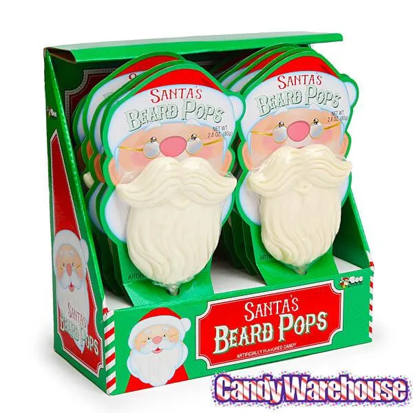 Bee International Christmas Santa Beard Pops: 12-Piece Display - Image 3