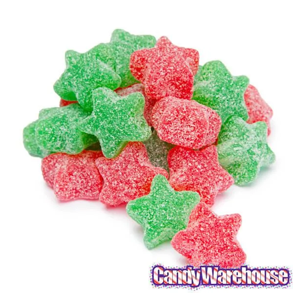 Christmas Sour Stars Jelly Candy: 5LB Bag - Image 3