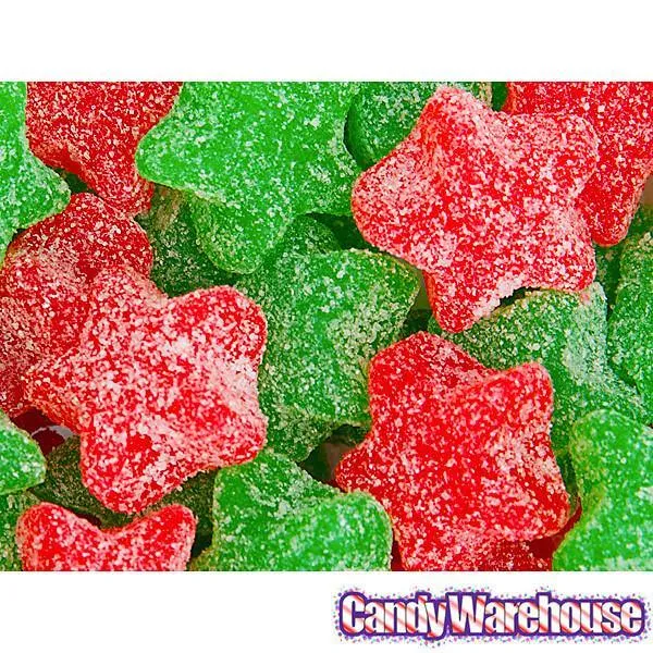 Christmas Sour Stars Jelly Candy: 5LB Bag - Image 4