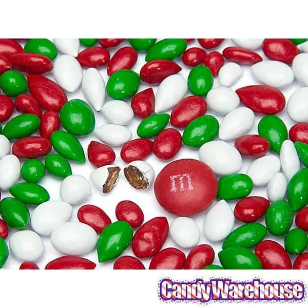 Sunbursts Chocolate Sunflower Seeds - Christmas Colors Assortment: 1LB Bag - Image 2