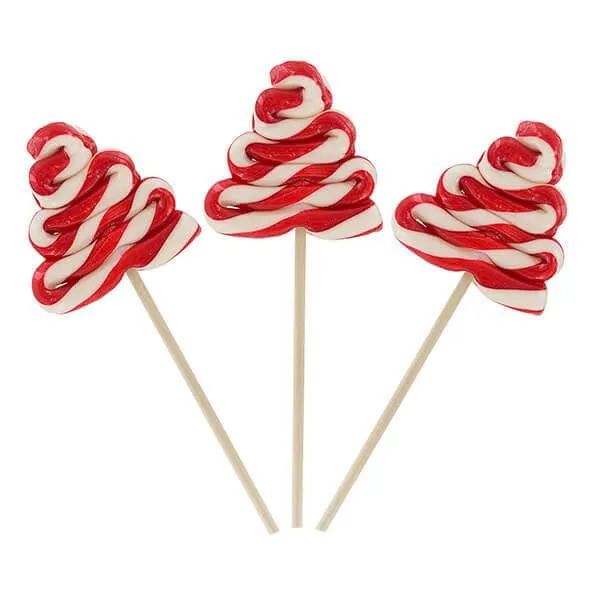 Christmas Tree Swirl Pops: 18-Piece Display