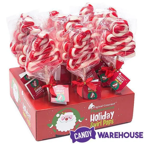 Christmas Tree Swirl Pops: 18-Piece Display - Image 4