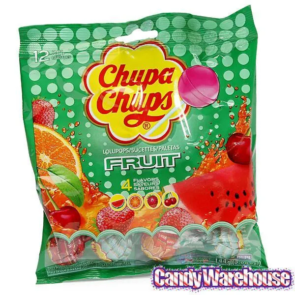 Chupa Chups Fruit Lollipops: 144-Piece Case - Image 2