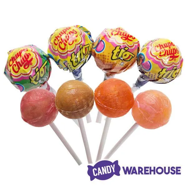 Chupa Chups XXL Trio Lollipops: 12-Piece Display - Image 3