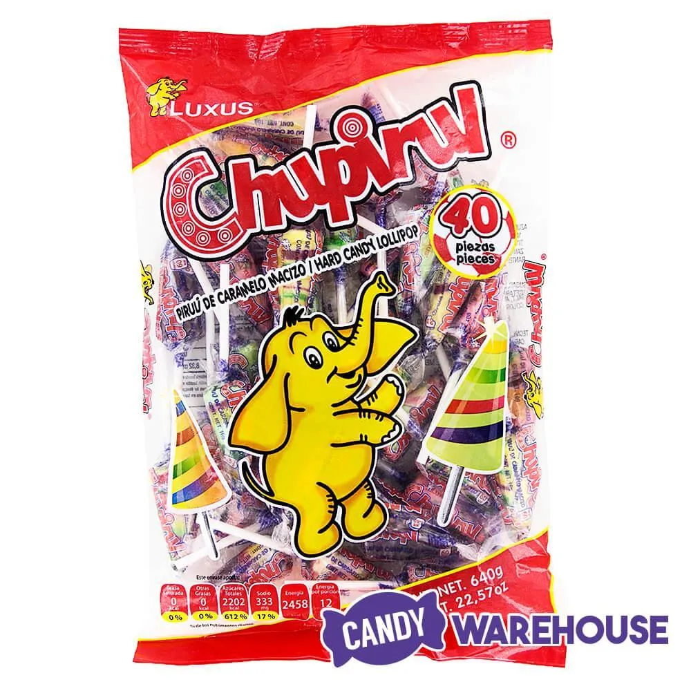Chupirul Flavor Spiral Cone Lollipops: 40-Piece Bag - Image 2