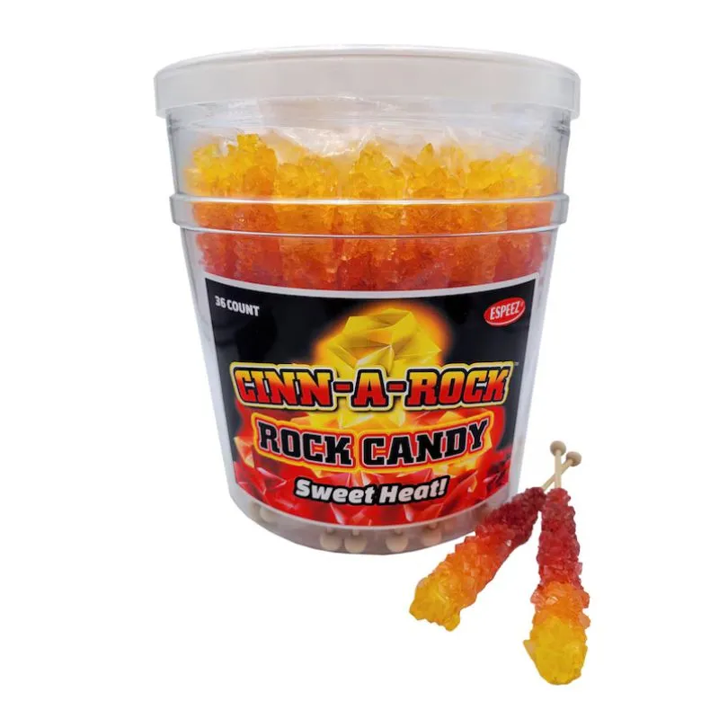 CINN-A-ROCK Rock Candy Sticks: 36-Piece Tub - Image 2