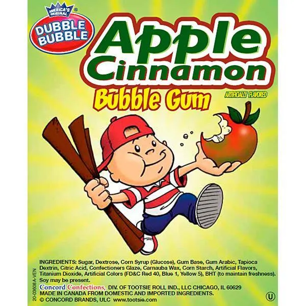 Dubble Bubble Cinnamon Apple 1-Inch Gumballs: 850-Piece Case - Image 4