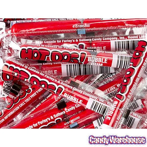 Cinnamon Hot Dog Gum Packs: 72-Piece Box - Image 3