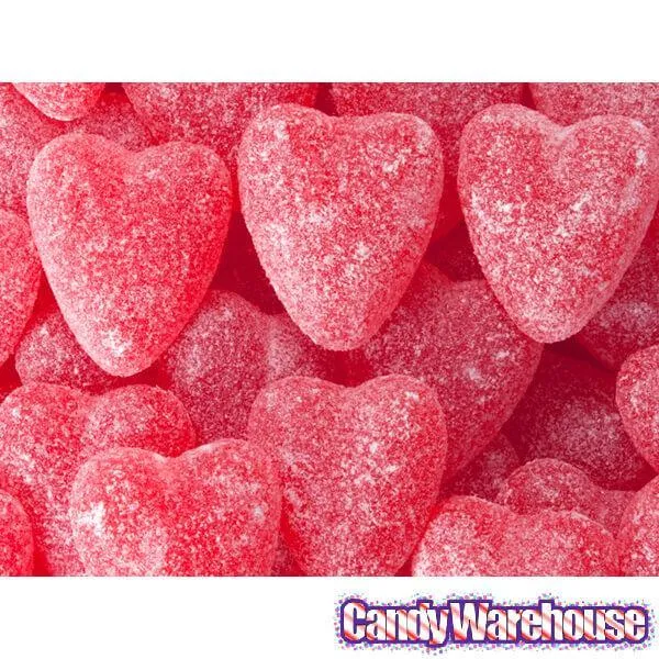Cinnamon Jelly Candy Hearts: 5LB Bag - Image 2