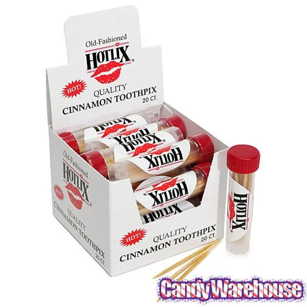Cinnamon Toothpicks Tubes: 20-Piece Box - Image 2