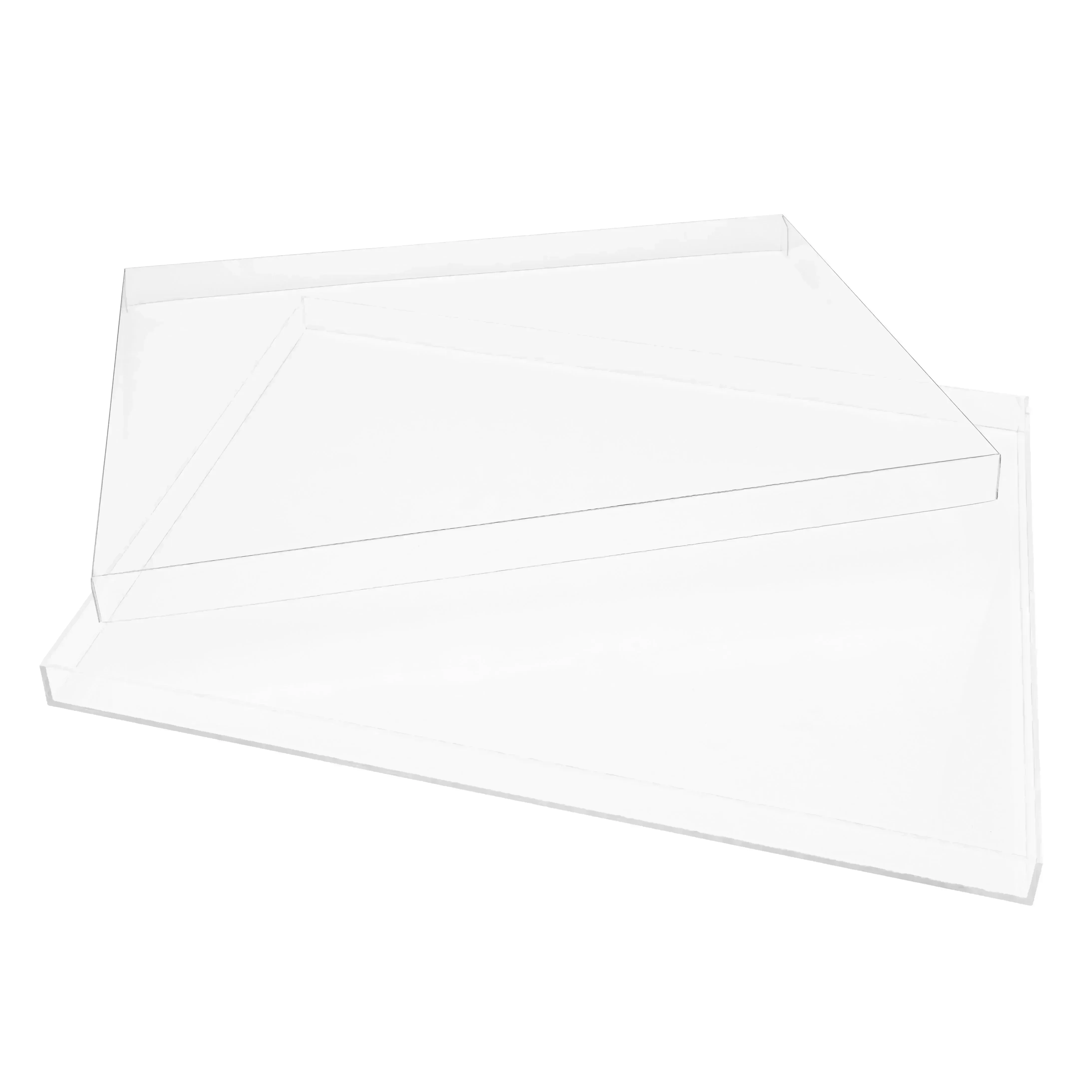 Clear Acrylic Serving Tray With Lid - Image 3