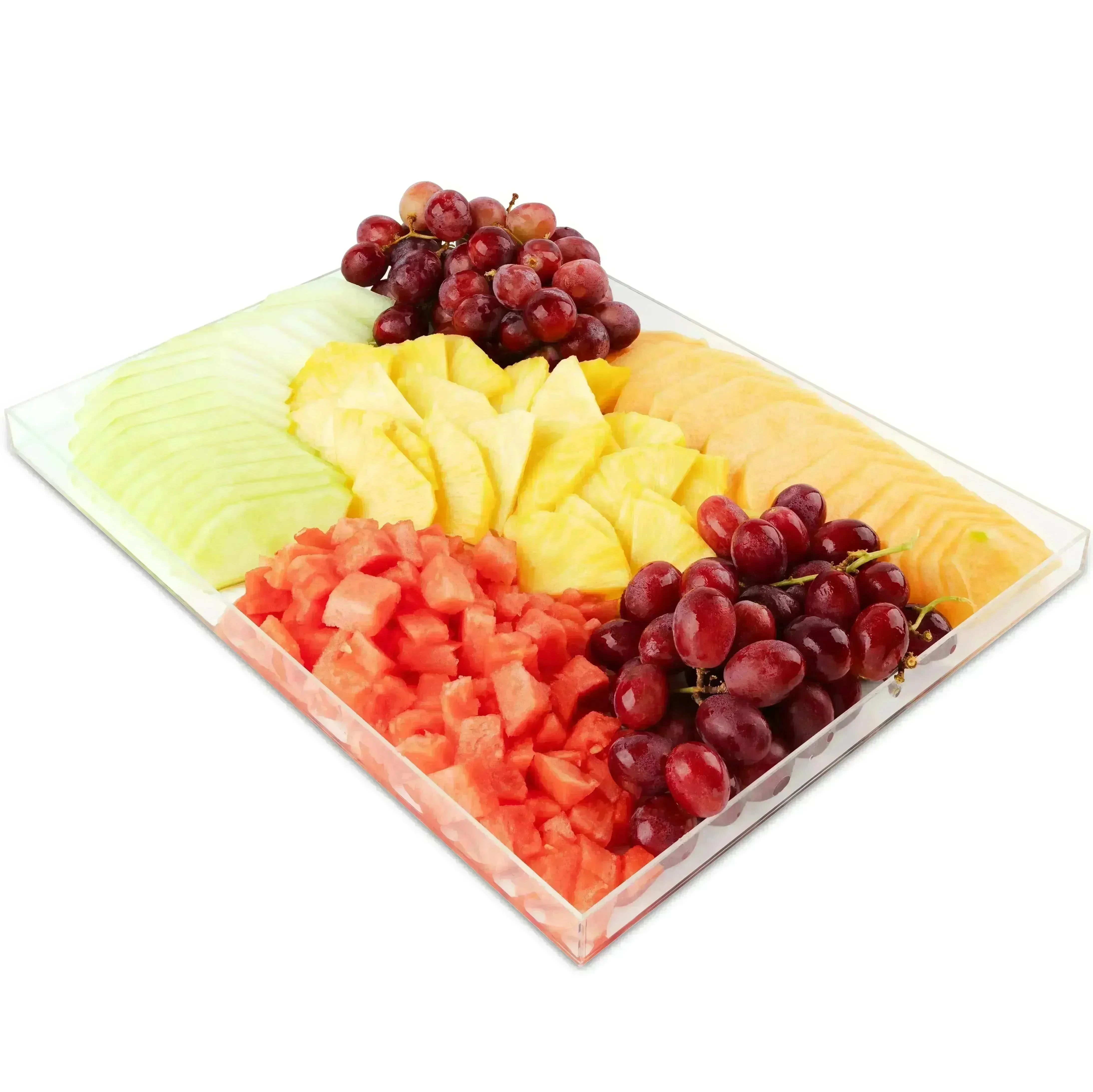 Clear Acrylic Serving Tray With Lid - Image 4